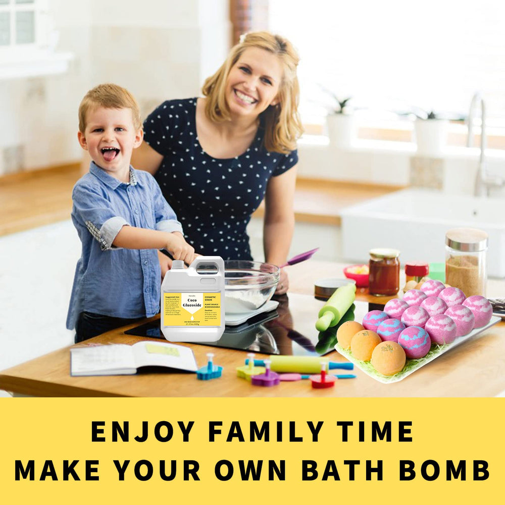 Hznxolrc Coco Glucoside bath product ideas; versatile base for bath bombs and truffles.