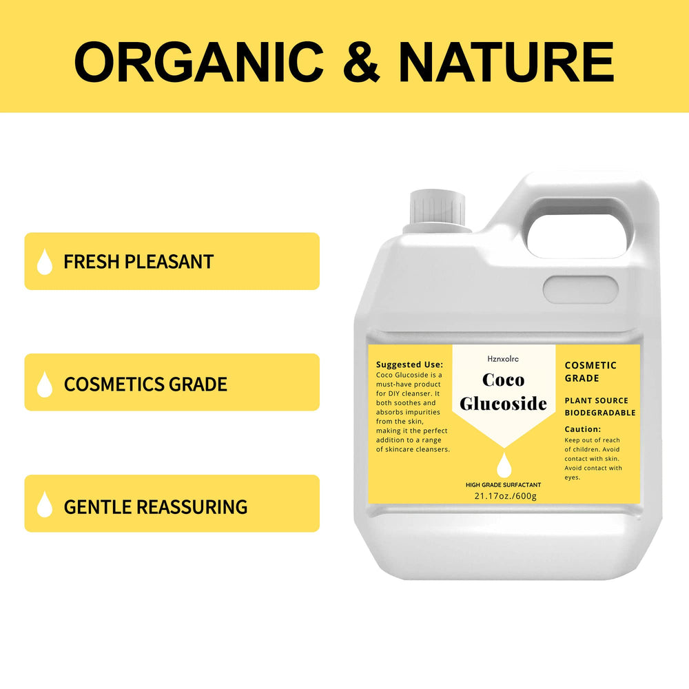 Hznxolrc Coco Glucoside foamy bubbles; vibrant lather for enjoyable cleansing.