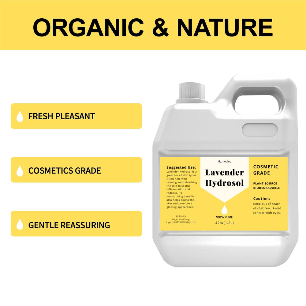 Hznxolrc lavender hydrosol pour bottle for easy skincare use