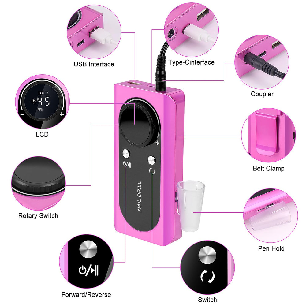 HZXINWANG dual-direction rotation suitable for left or right-handed users.