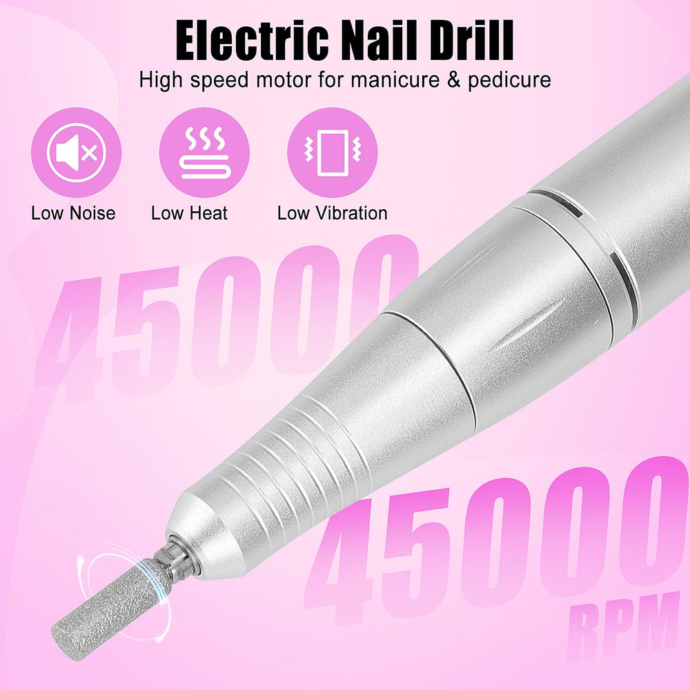 HZXINWANG rechargeable nail file with LCD display for precise speed control.