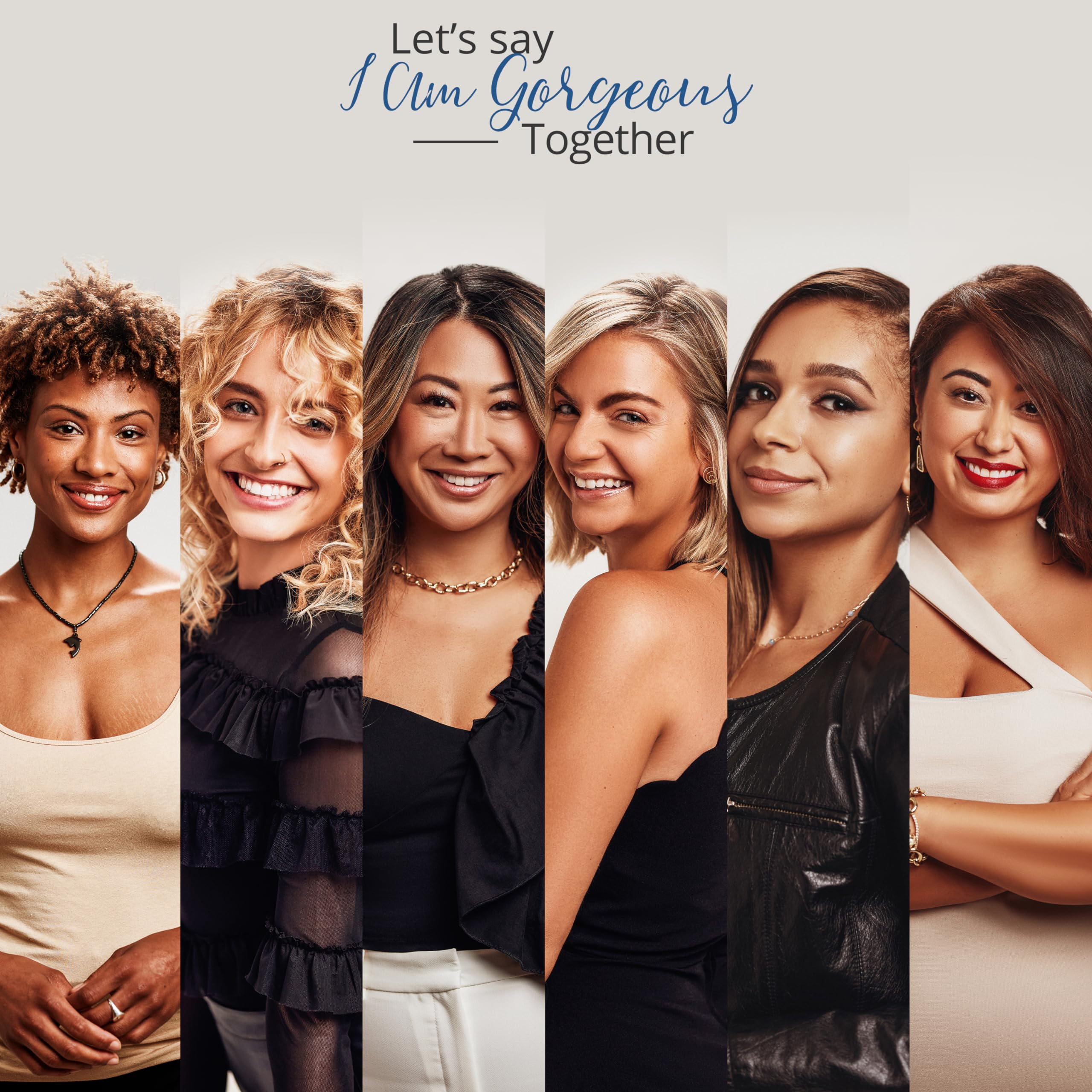 I am gorgeous salon-quality-results implies premium at-home styling.