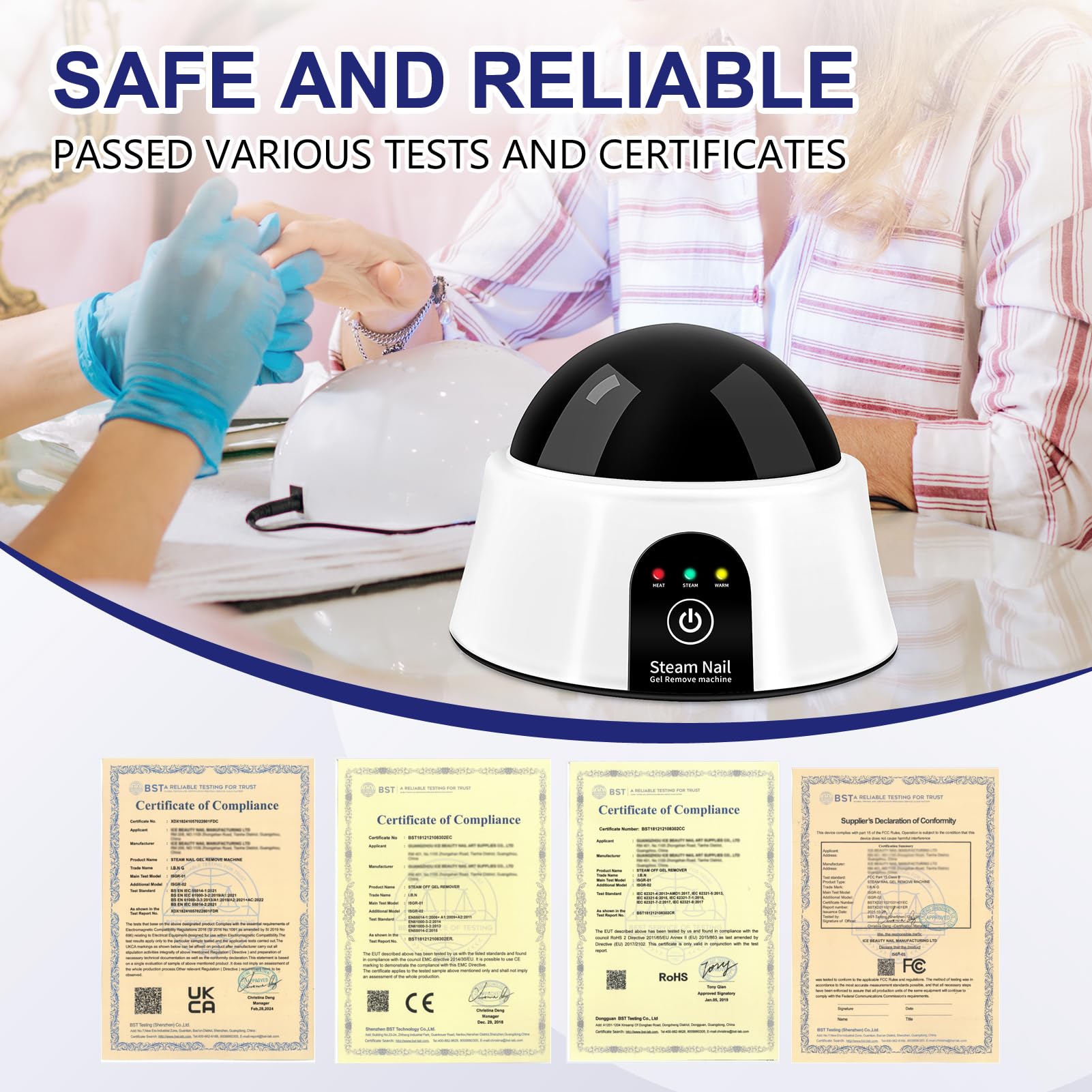 IBN G compact design suits salon and home use