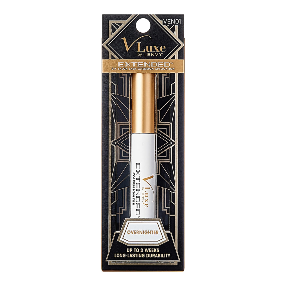 i•ENVY Overnighter packaging shows compact, beginner-friendly kit for at-home lash upgrades.