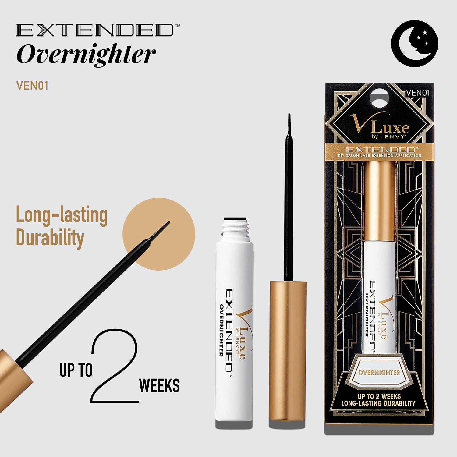 i•ENVY Overnighter under-lash application demonstrates easy, comfortable method.