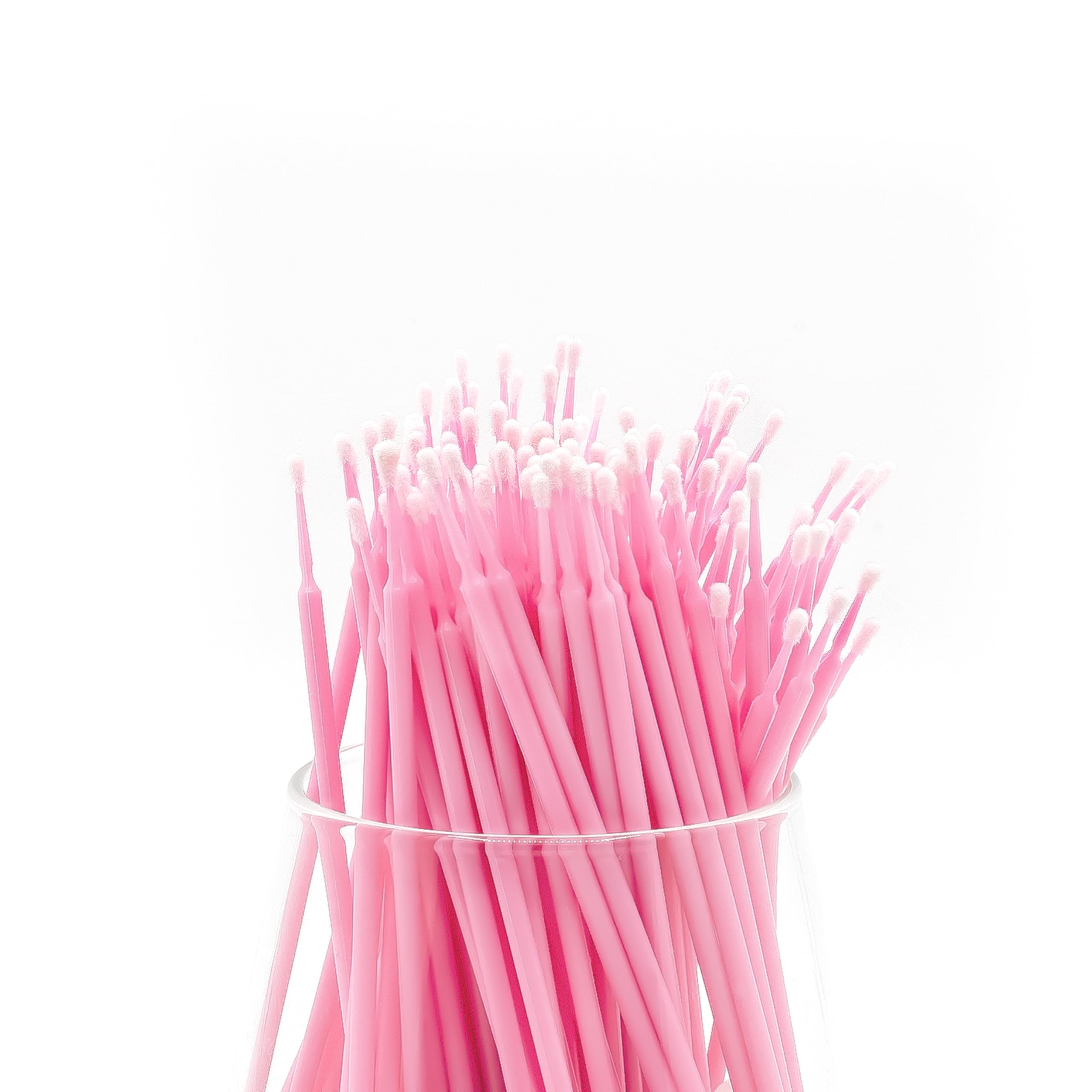 i-Laesh lint-free micro brush wands for clean, sanitary beauty applications.