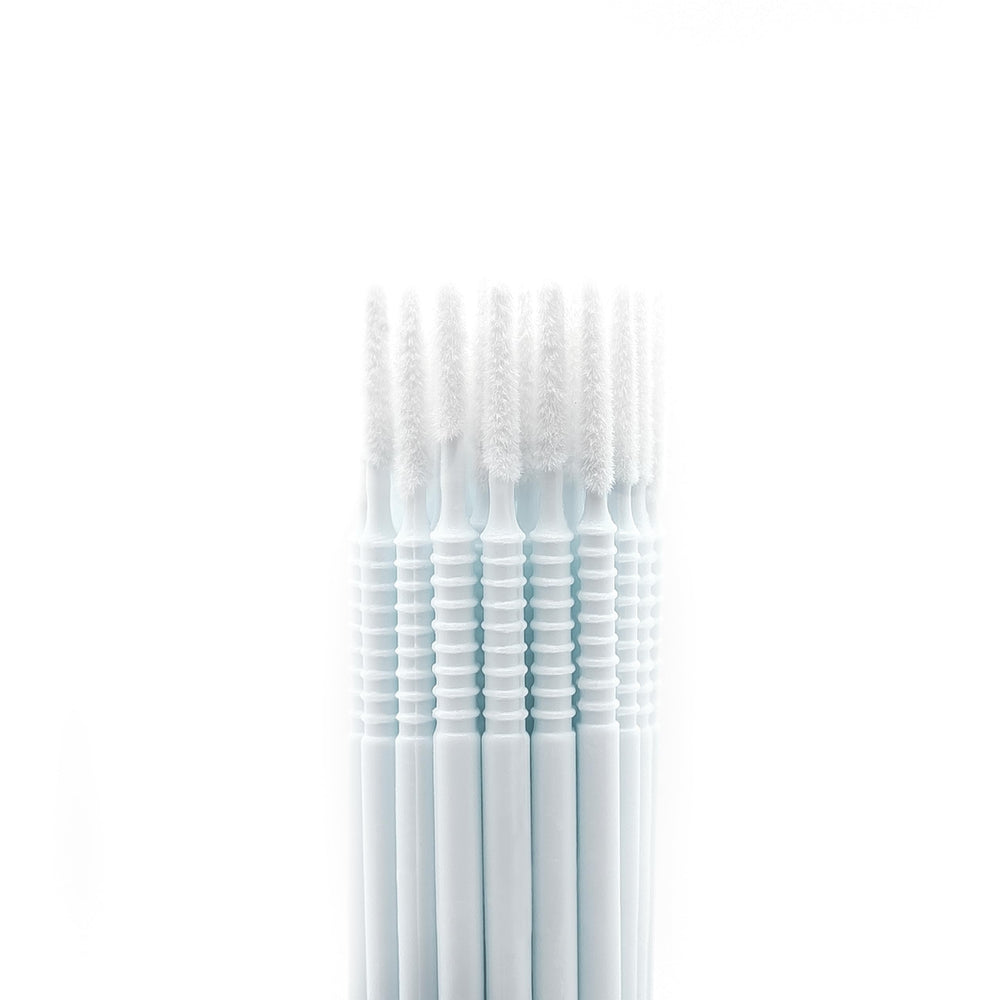 i-Laesh lint-free micro brush wand keeps solutions clean and sanitary.