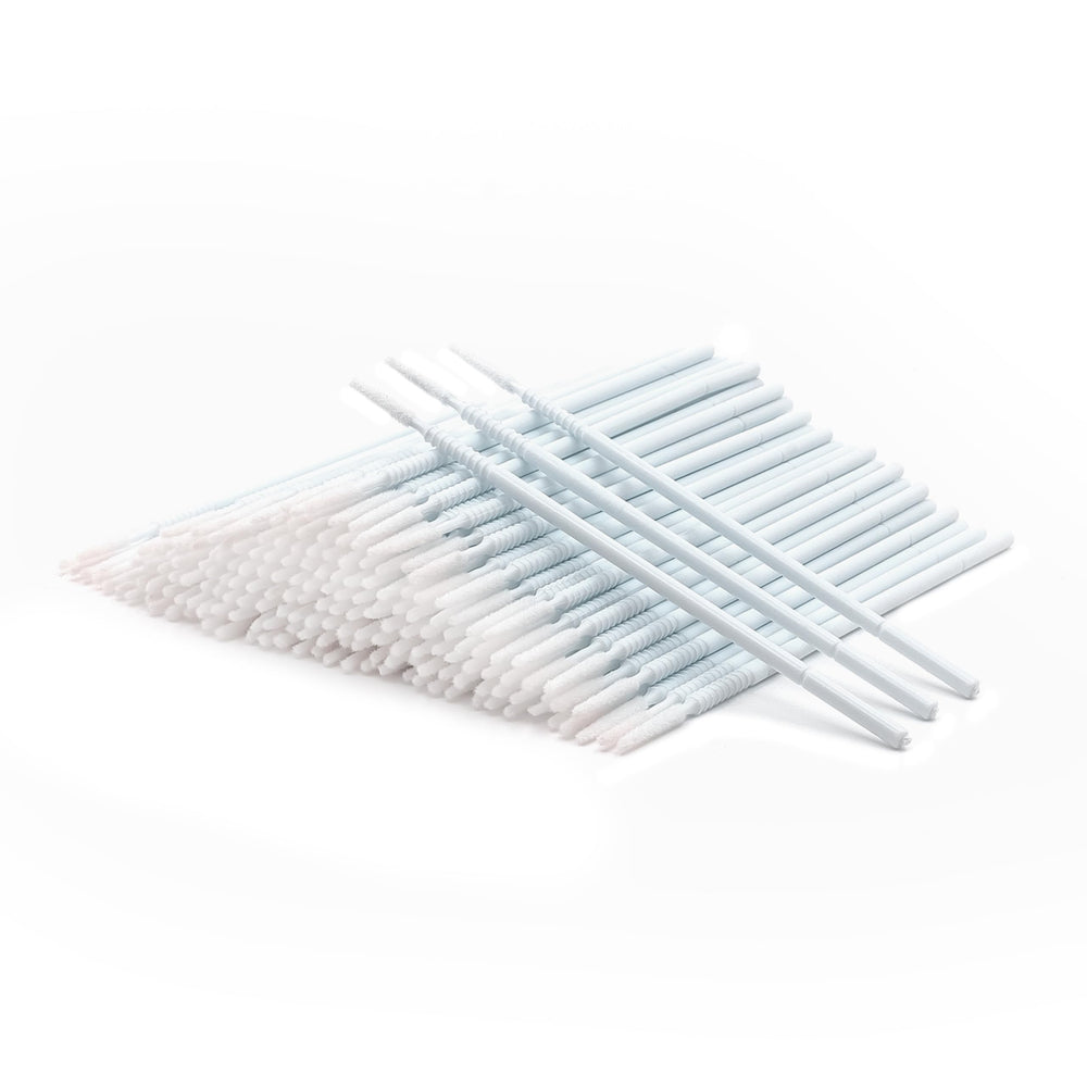 i-Laesh micro brush with long head for precise eyelash extension work.