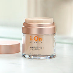 i-On Age Disrupting Skin Cream bottle with pump for night care routine