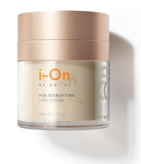i-On Age Disrupting Skin Cream jar closeup showing luxurious texture for mature skin