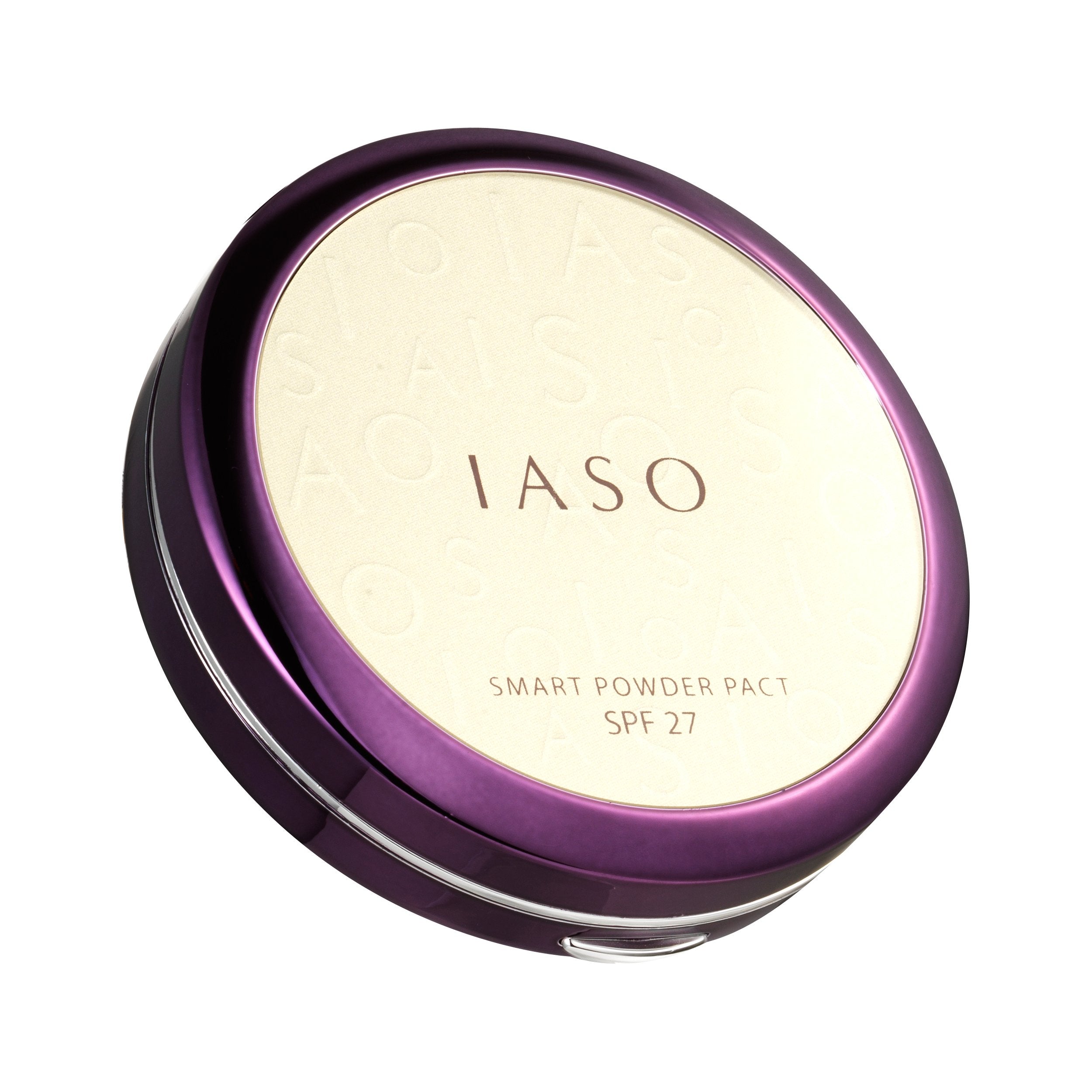 IASO Smart Powder Pact 23 Warm Beige close-up for a natural, radiant finish