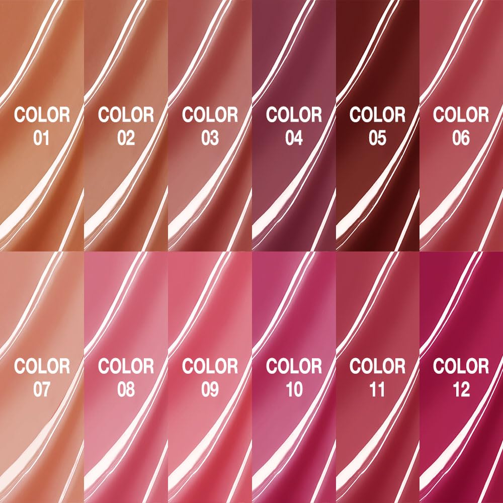 IATMOMOD Mauve Brown Tinted Lip Balm swirl demonstrates buildable color