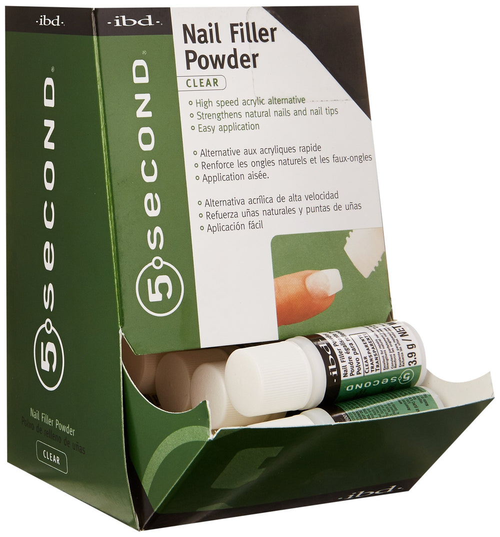 IBD 5 Second Nail Filler strengthens natural nails and nail tips.