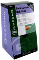 IBD-5 Second Nail Glue Professional; 12-piece pack ideal for salon nail art adhesion.