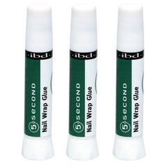 IBD 5 Second Nail Wrap Glue with extender nozzle for precise, mess-free application