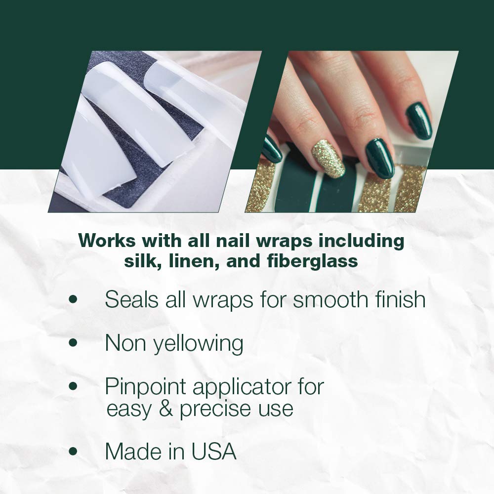 IBD 5 Second Nail Wrap Glue provides smooth, airtight application with no leaks