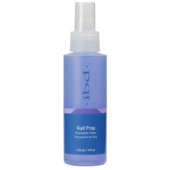 IBD Nail Prep Spray bottle demonstrates the prep step for stronger adhesion.