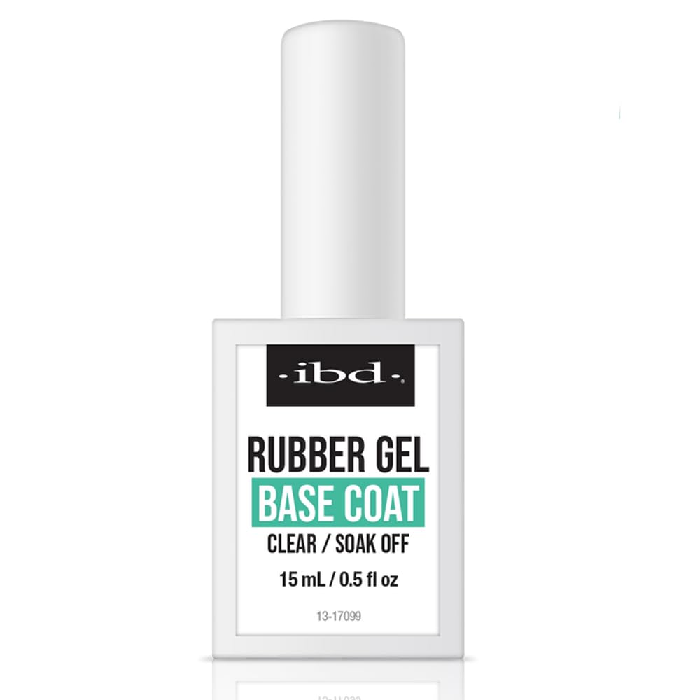 IBD Rubber Base Gel texture close-up highlighting soft gel for smooth, even application.