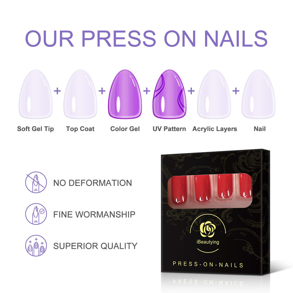 iBeautying includes a cuticle stick and nail file for easy removal and cleanup.