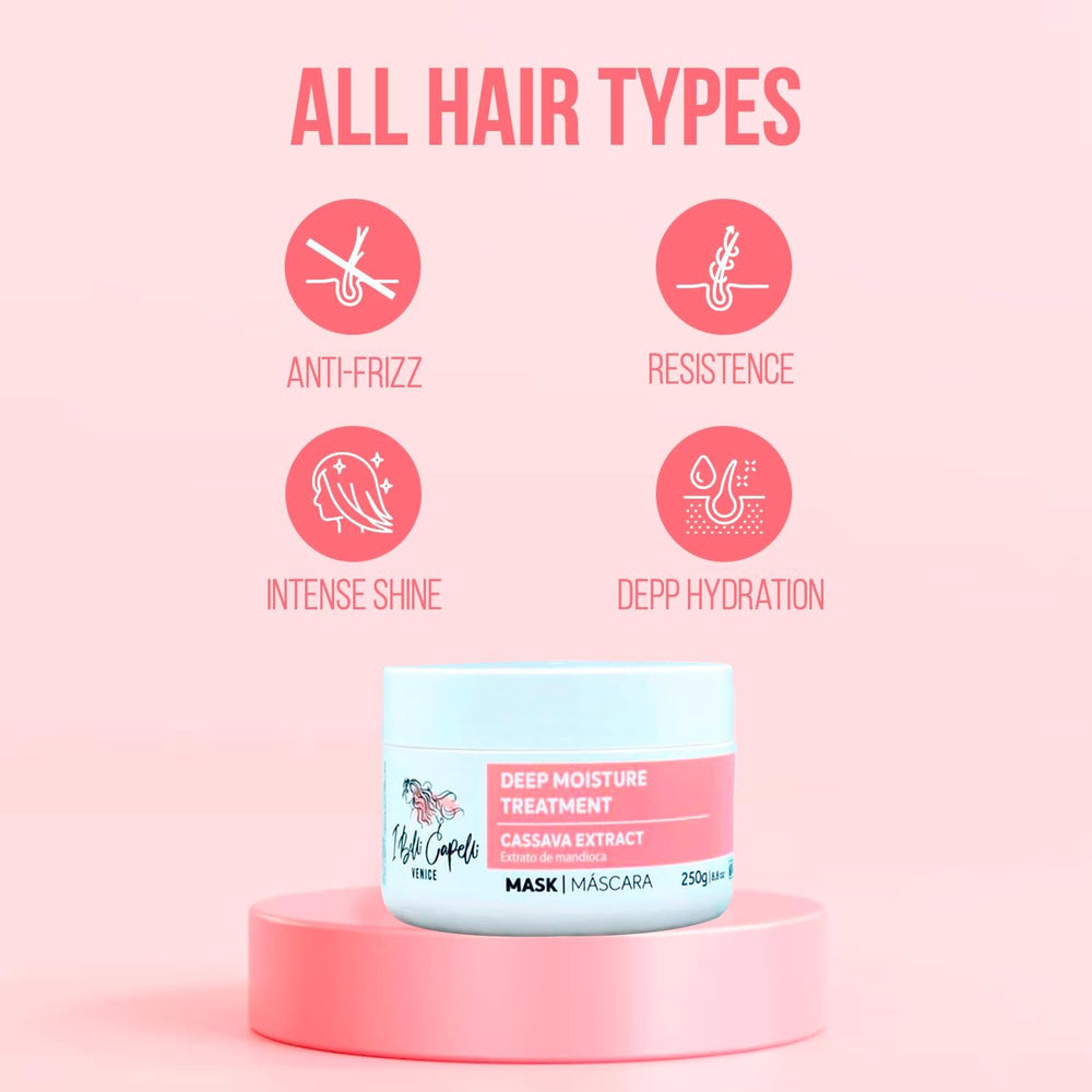 I Belli Capelli Deep conditioning mask cassava extract tube close-up