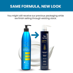 Applying Torrano to hair strands for one-step straightening