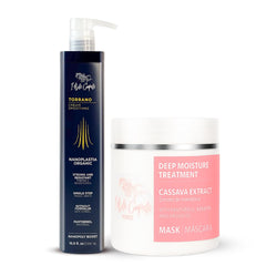 I Belli Capelli Torrano Keratin Kit bottle ready for a smooth, one-step straightening routine.