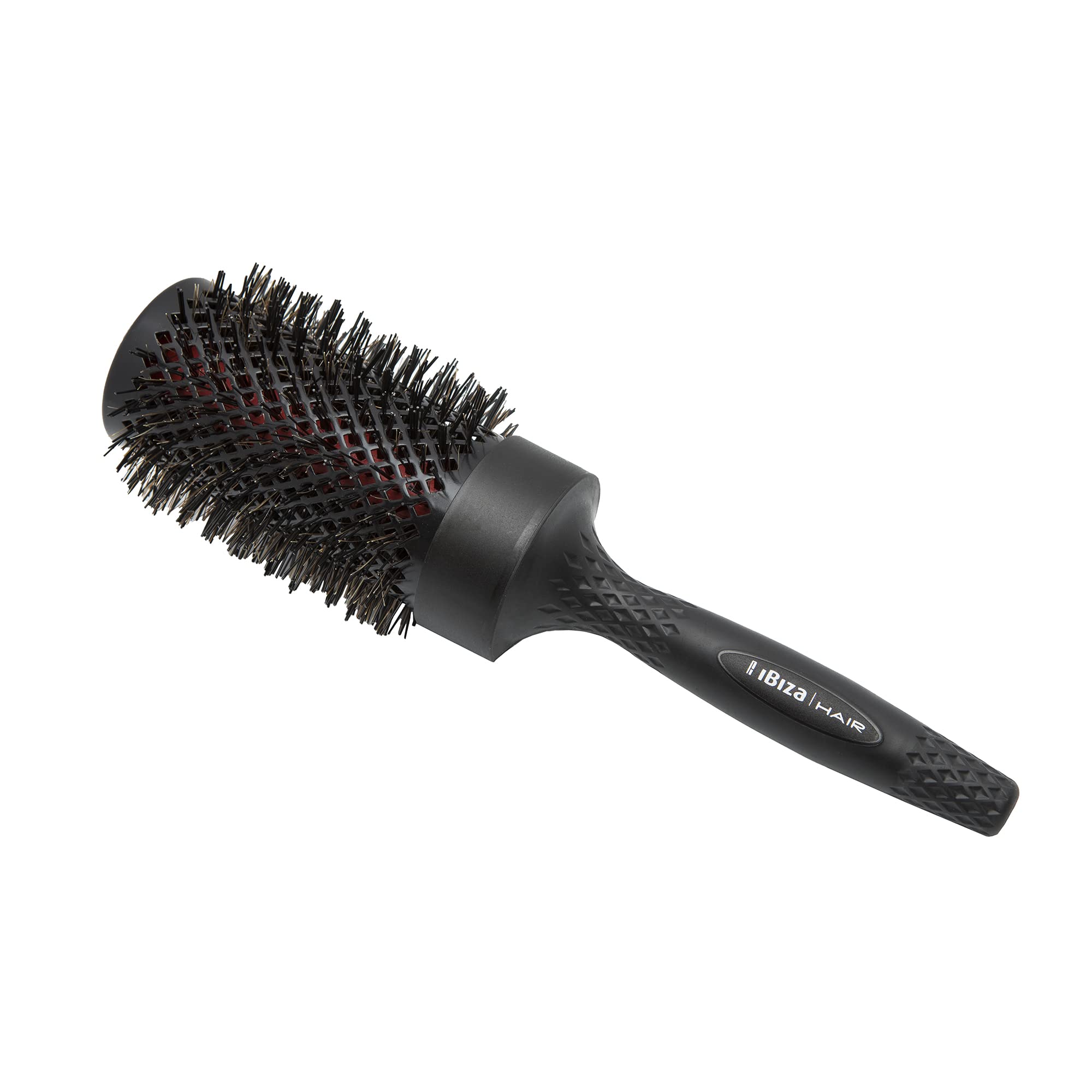 Ibiza Hair ergonomic rubber handle provides comfortable grip during use.