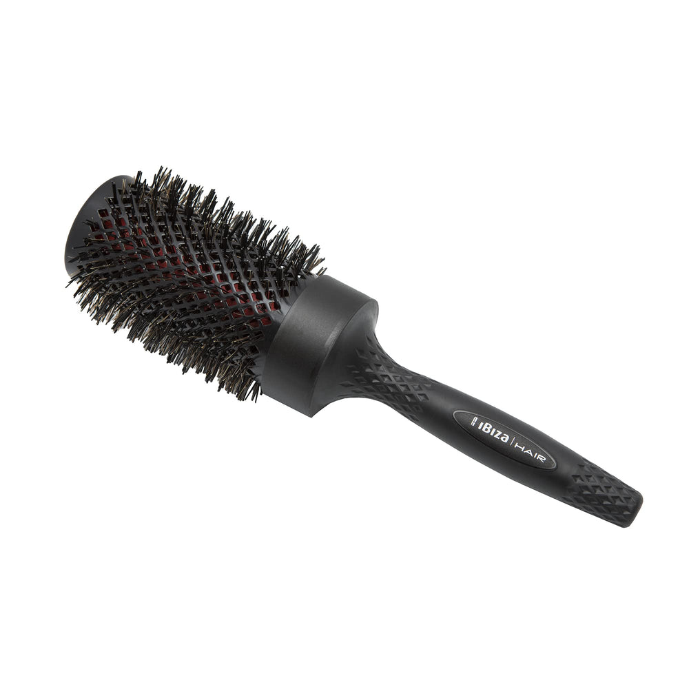 Ibiza Hair ergonomic rubber handle provides comfortable grip during use.