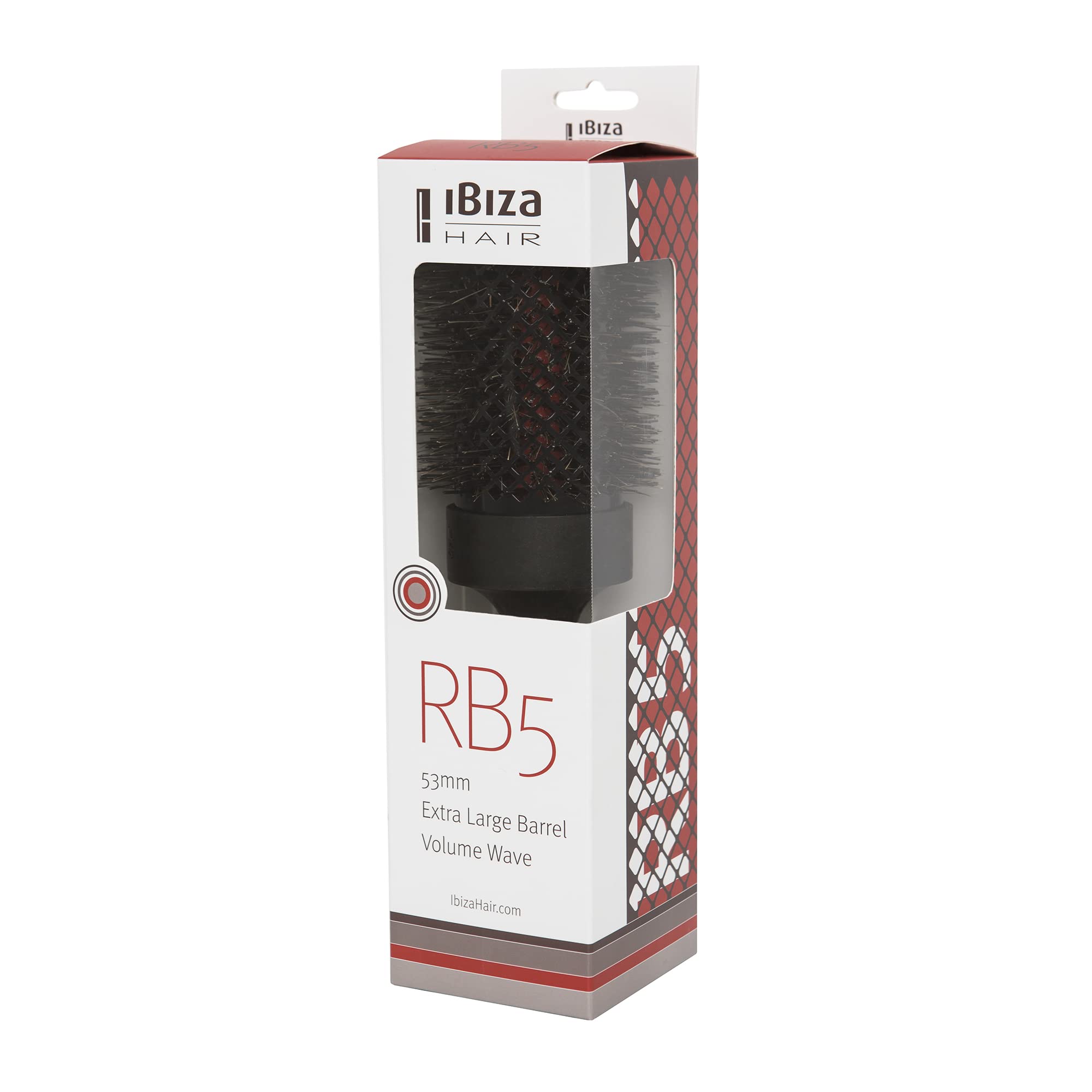 Ibiza Hair extra-large barrel creates volume and effortless waves.