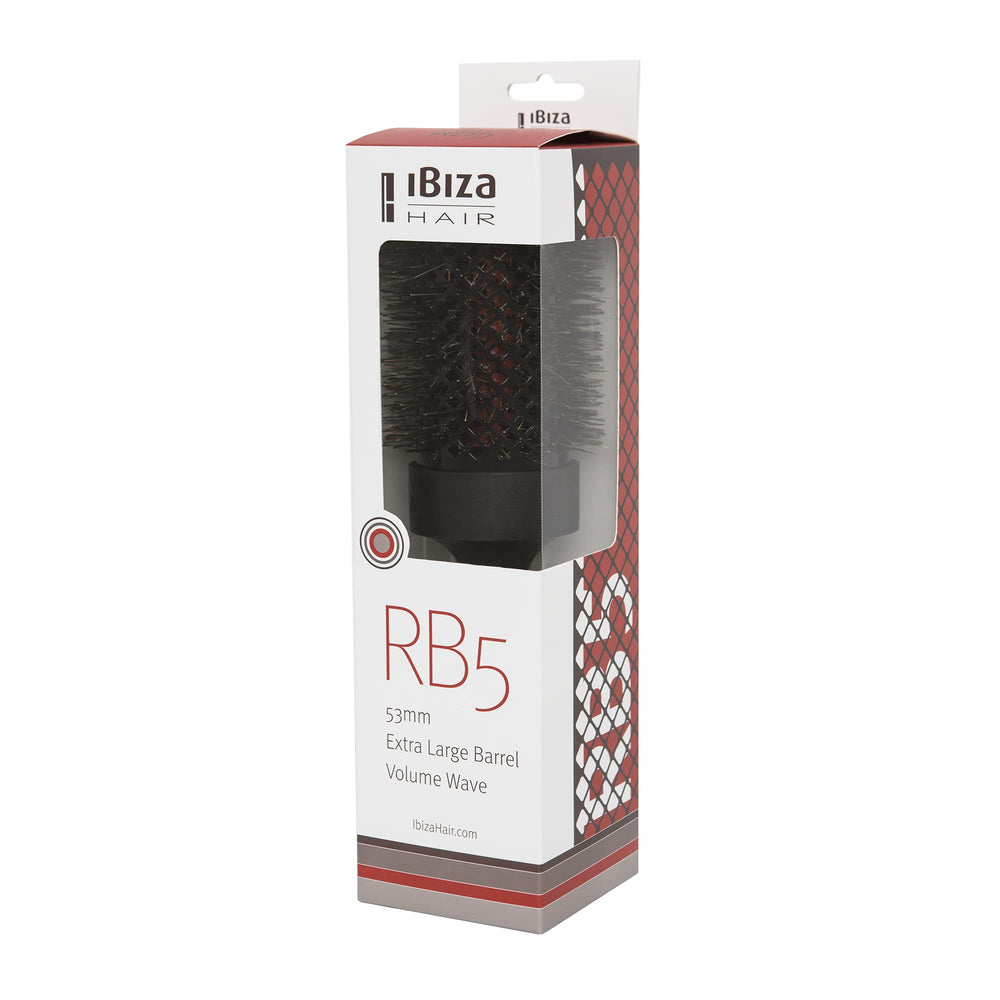 Ibiza Hair extra-large barrel creates volume and effortless waves.