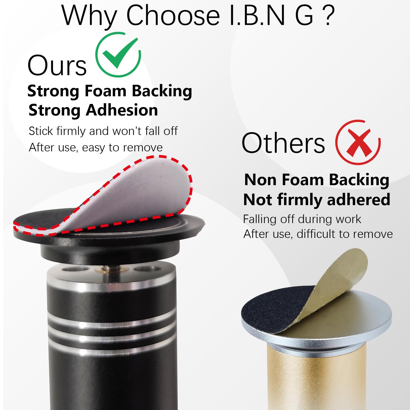 IBN G replaceable 100g smooth disc pack for finer finish at home.