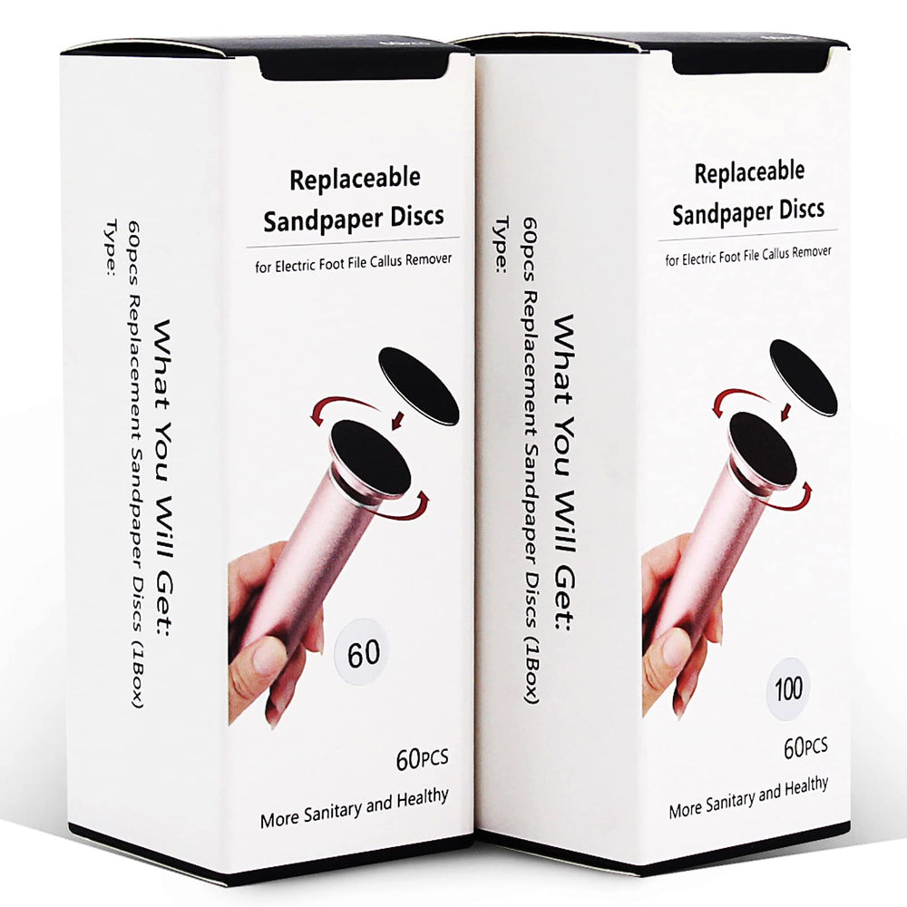 IBN G compatible with round electric foot files for salons or home.