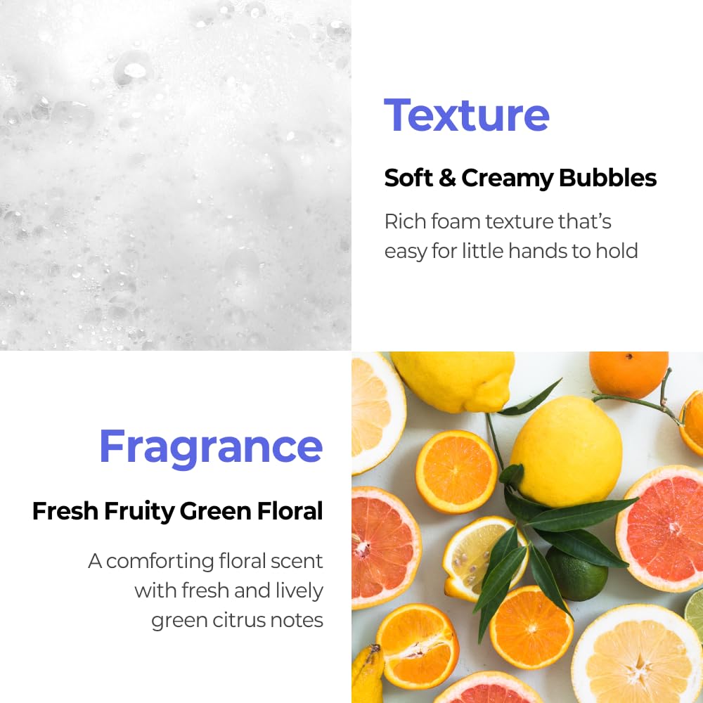 iBodle Deep Cleansing Kids Wash refreshing floral citrus fragrance