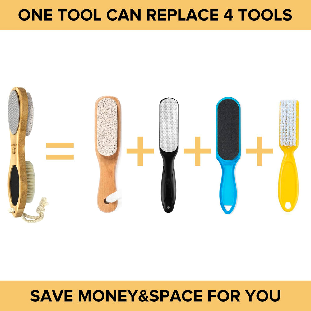 ICANdOIT boar bristle cleaning brush for debris removal
