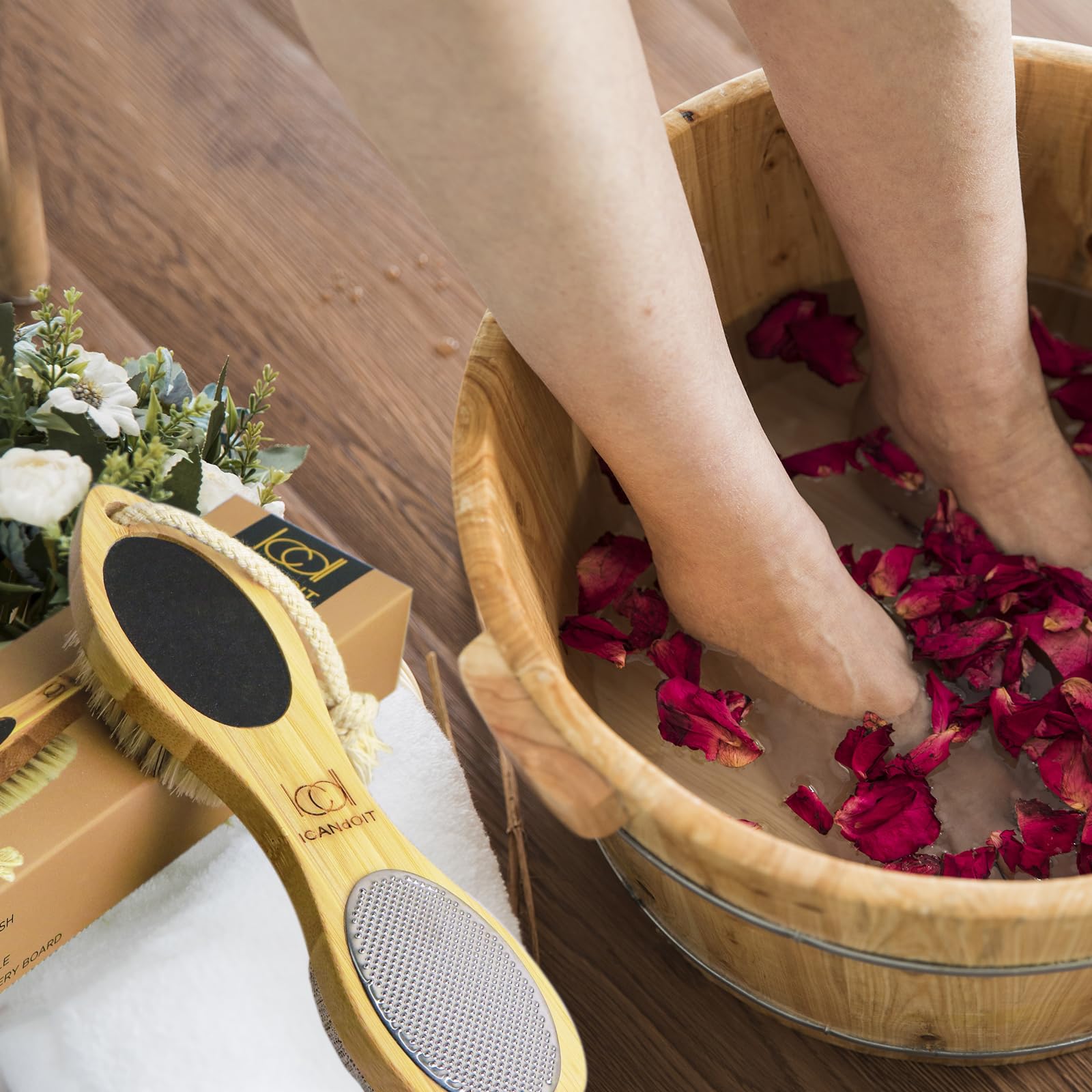 ICANdOIT complete foot care kit for at-home pedicures