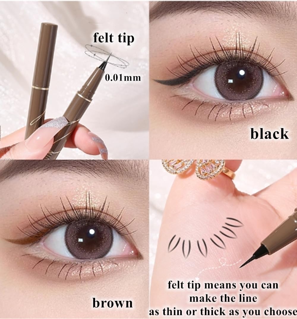 ICATHUNY eyeliner worn on eye for an all-day look