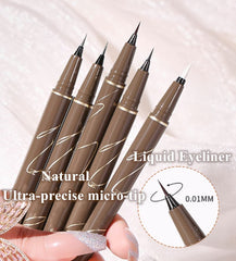ICATHUNY Liquid Eyeliner waterproof-smudgeproof design keeps color intact during activities.