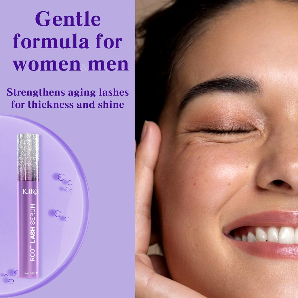 ICIKOL after-use lashes look healthier and fuller.