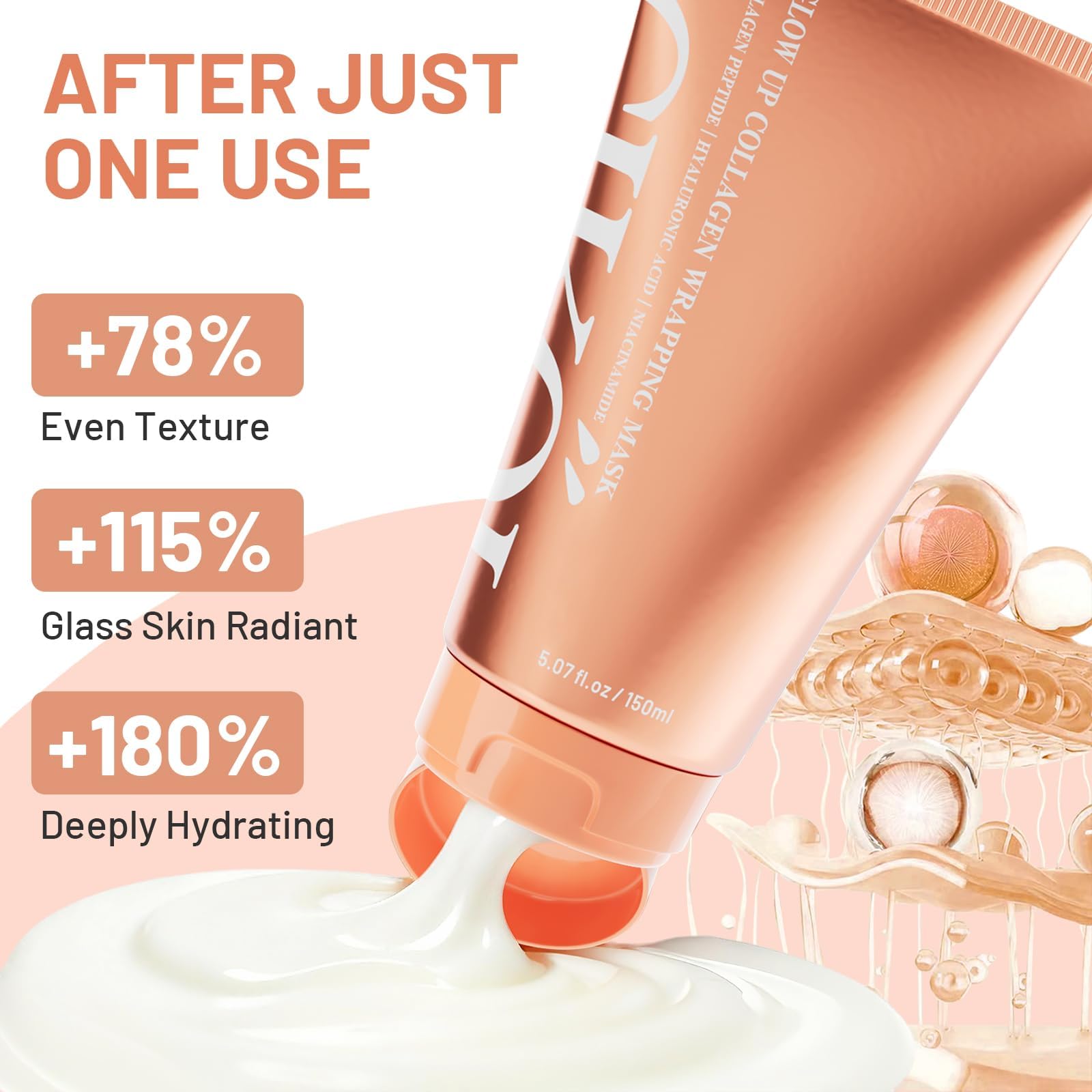 ICIKOL hyaluronic acid formula delivers deep hydration beneath makeup.