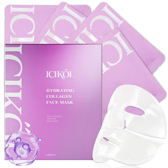ICIKOL overnight collagen mask packaging highlights premium hydration for a radiant morning glow