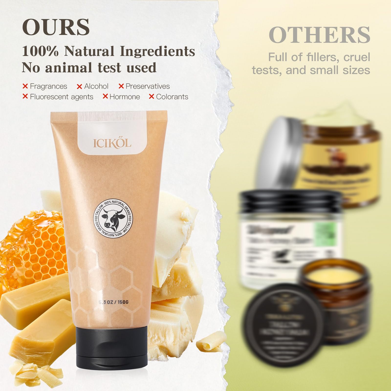 ICIKOL skin barrier nourishment for soft skin.
