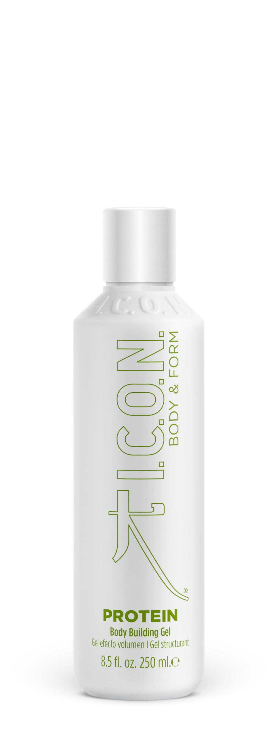 I.C.O.N. Protein Body Building Gel bottle for versatile styling.