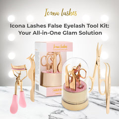 Icona Lashes 4-in-1 kit curler delivers dramatic lift without pinching.