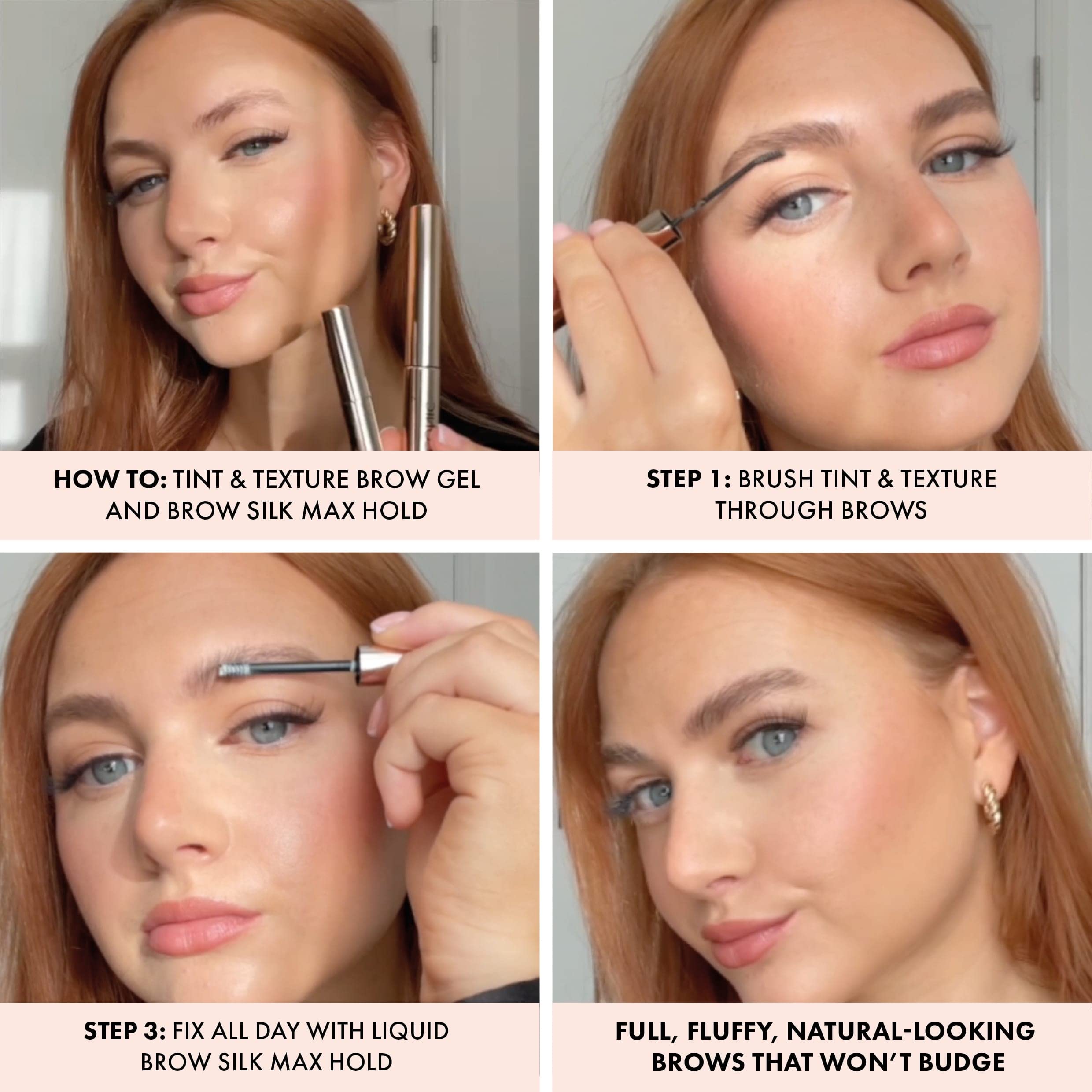 ICONIC LONDON Brow Tint and Texture full-looking brows achieved quickly.