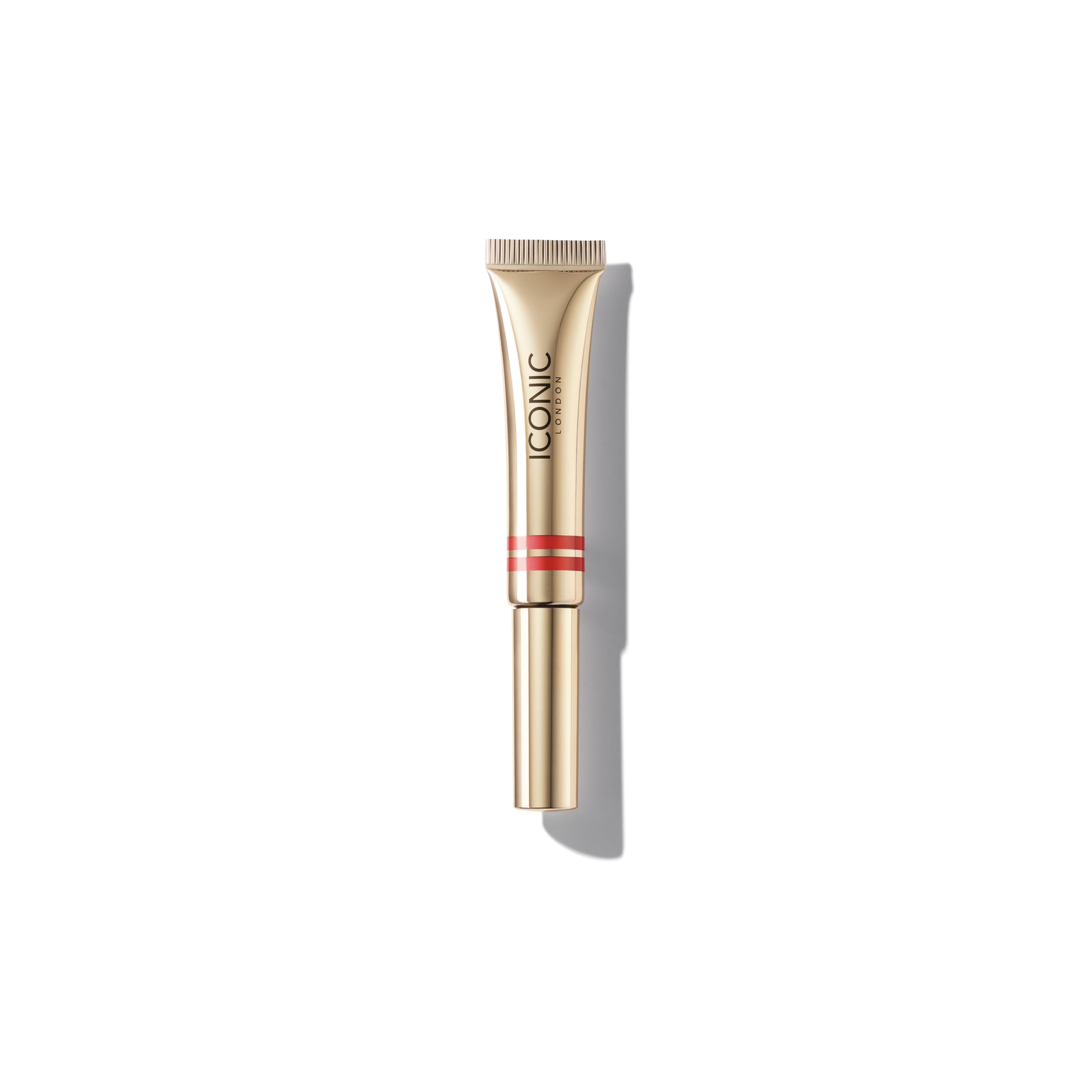 ICONIC LONDON Cloud Kiss Matte Lip Mousse packaging closeup highlights premium vegan color.