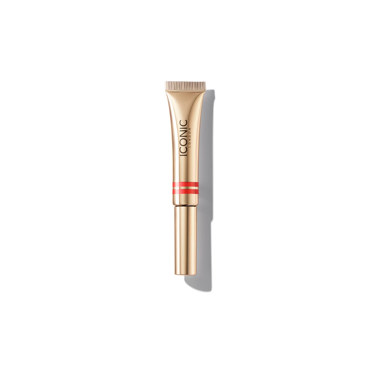 ICONIC LONDON Cloud Kiss Matte Lip Mousse packaging closeup highlights premium vegan color.