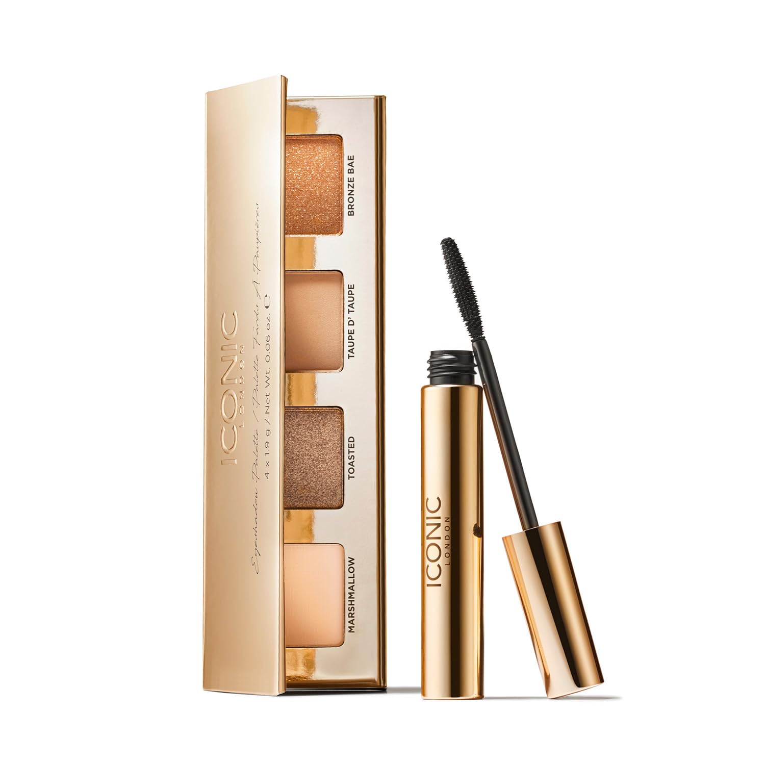 ICONIC LONDON Eyeshadow swatches Soft & Smokey show rich pigment payoff