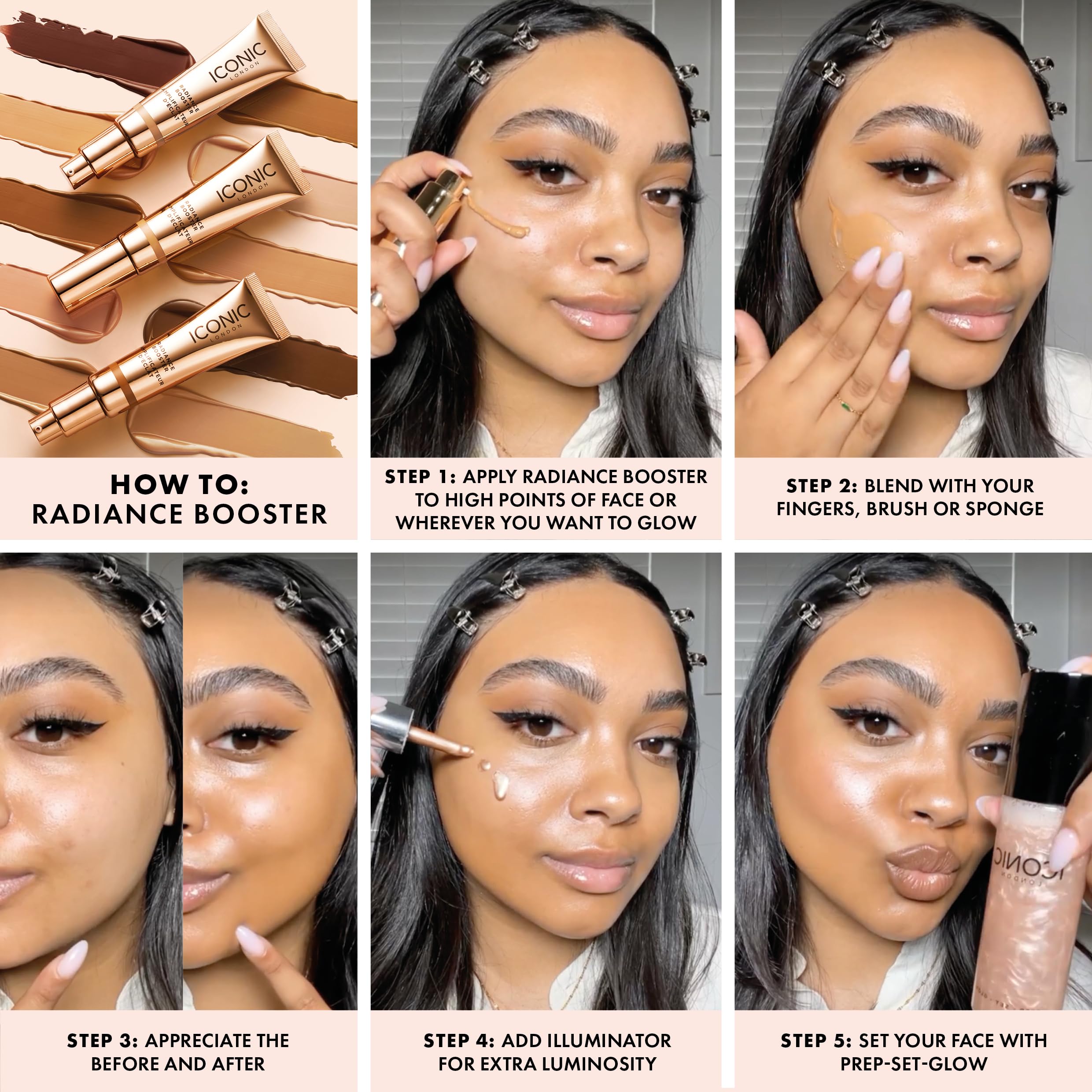ICONIC LONDON Radiance Booster cruelty-free packaging reflects ethical beauty
