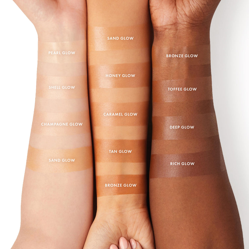 ICONIC LONDON Radiance Booster used under foundation for luminous under-glow
