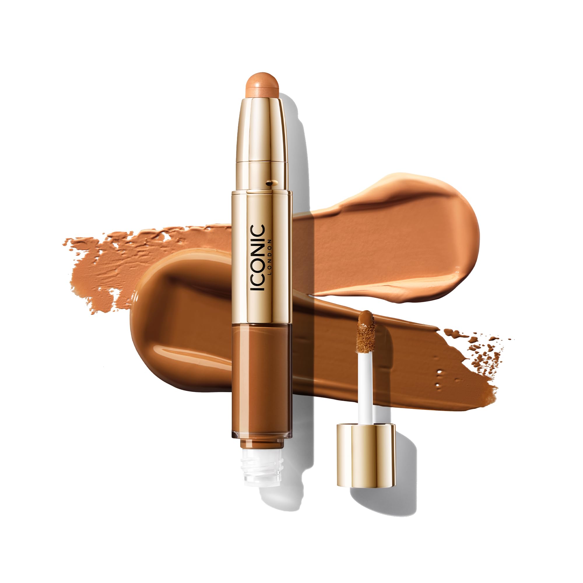 ICONIC LONDON Radiant Concealer Duo: dual-ended design for brightening and coverage.